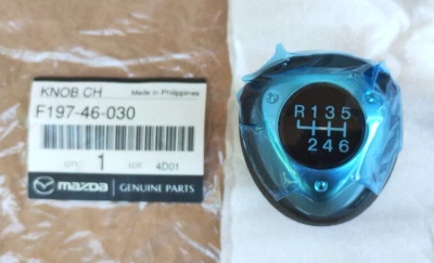 Mazda RX-8 Genuine 6 Speed Shift Knob/ Spirit R Red Stitching/ Rare 6MT JDM - Image 1 of 4