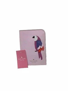 Kate Spade New York Flock Papagei Party Reisepassetui Geldbörse - Kreide Rosa - Bild 1 von 7