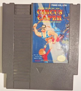 NES Circus Caper Nintendo Cleaned & Tested Labels Intact, No Writing Used - Picture 1 of 2