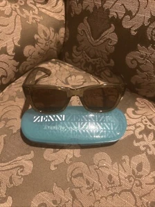 Zenni Polarized Sunglasses Adult Large Full Rim Square Modern w/ Case - Picture 1 of 6