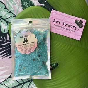 Foot Soak Lemongrass & Peppermint Himalayan Salt Relax Vegan Handmade 100g - Picture 1 of 5