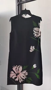 Women Veronica Beard Round Neck Floral A-line Short Mini Dress - Picture 1 of 4