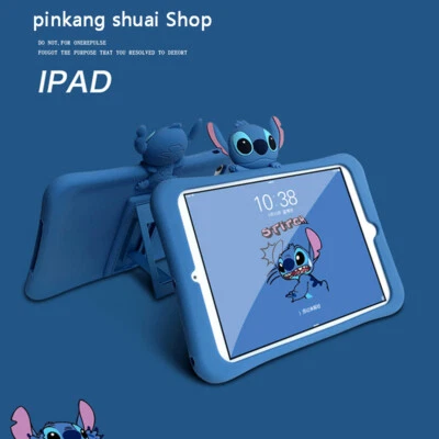 Stitch Mike Wazowski Taipa Soft Silica Gel Bracket TabletCase For Apple iPad 5/6 - Image 1 of 4