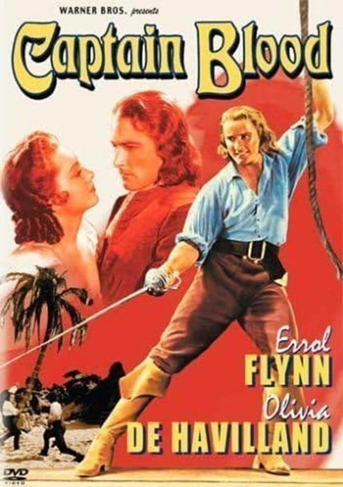 Captain Blood DVD 1935 Errol Flynn Olivia De Havilland