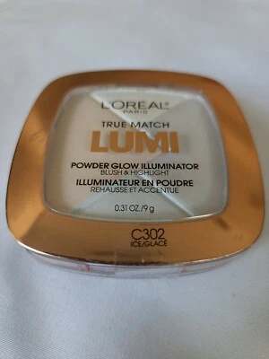 L'Oreal True Match Lumi Powder Glow Illuminator Blush & Highlight C302 ICE - Image 1 of 3