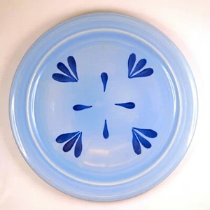 Platos de almuerzo o ensalada Red Wing Delta Blue 8" Mid-Century de gres JRB - Imagen 1 de 3