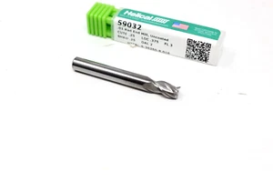 Helical H35AL-S-30250-R.010 3FL 1/4" OAL 2" Hartmetall Schaftfräser Neu - Bild 1 von 7