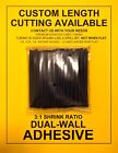 3/16&quot; / 4.5mm I.D Black (4&quot; 50pcs) Dual-Wall Adhesive Lined 3:1 Heat Shrink Tub
