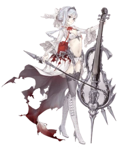 Snow White Minstrel SINoAlice Sticker Anime Outdoor 6" Car Decal - Picture 1 of 1