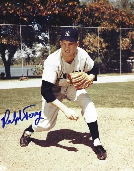 Signed  8x10 RALPH TERRY New York Yankees Autographed photo - COA  - Image 1 of 1