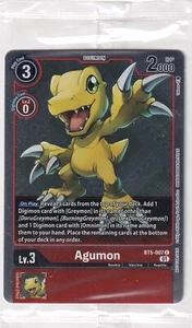 DIGIMON AGUMON TAMER PARTY EVENT PROMO FOIL - BT5-007 C - NM - SEALED - Picture 1 of 1