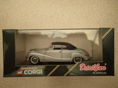 Detalles Coches Platino 1:43 243 BMW 502 Cabrio Plateado 96651 Intacto Foto 1 de 4