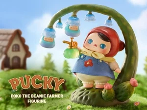 POP MART PUCKY Poko the Beanie Farmer Big size figure New 2025 From Japan - Picture 1 of 7