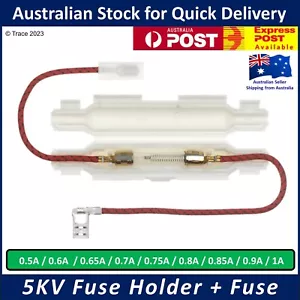 5KV Microwave HV Fuse & Holder 0.5A 0.6A 0.65A 0.7A 0.75A 0.8A 0.85A 0.9A 1A - Picture 1 of 3