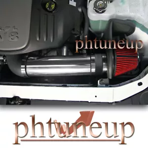 BLACK RED AIR INTAKE FIT 11-19 DODGE CHARGER CHALLENGER / CHRYSLER 300 5.7L V8 - Picture 1 of 1