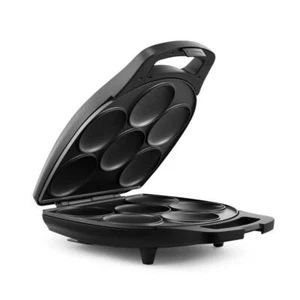 HOLSTEIN HOUSEWARES Arepa Maker Non-Stick Coating Safety Lock 1200-Watt 6-Piece - Picture 1 of 3