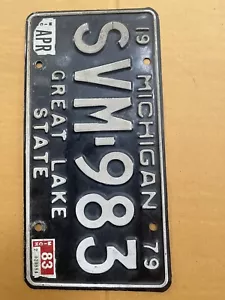 1979 michigan license plate - Picture 1 of 1