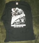 Oakland Raiders Vintage T Shirt Warren Sapp#99 Long Sleve T Shirt Heavy Duty