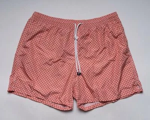 Fedeli $ 235 orange blau Medaillons Badeanzug Badehose Mikrofaser schmal XXXL - Bild 1 von 4