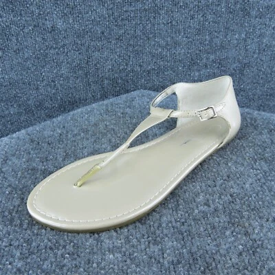 Jessica Simpson Vida Women Thong Sandal Shoes Beige Synthetic Size 8.5 Medium - Image 1 of 4