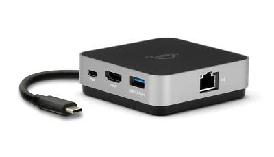 OWC USB-C Travel Dock E, 6 Port, Bus-Powered, USB Type-C 100W Pass Through - Image 1 of 4