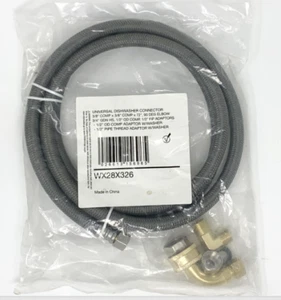 GE Appliances Universal 6" Inch Dishwasher Connector WX28X326 - Picture 1 of 2