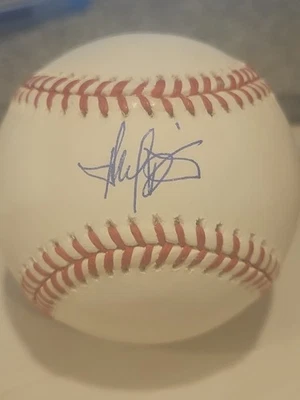 Pelota de béisbol autografiada firmada por Harold Baines Salón de la Fama MLB HOF AUTO ROMLB Foto 1 de 2