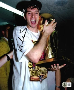 Foto 8x10 firmada por Toni Kukoc autografiada de los Chicago Bulls con certificado de autenticidad Beckett Bas - Imagen 1 de 1