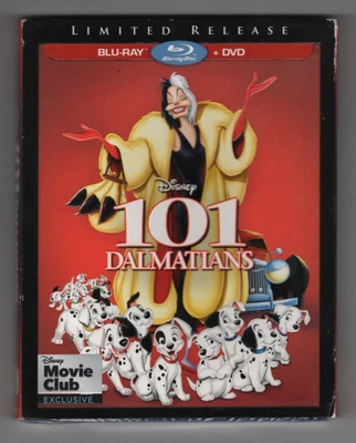 Disney’s 101 Dalmatians (Blu-ray/DVD) w/Slipcover. Limited Release. Walt Disney - Image 1 of 2