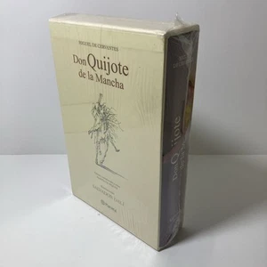 DON QUIJOTE DE LA MANCHA Illustrated By SALVADOR DALI Anniversary Edition - NEW - Picture 1 of 4
