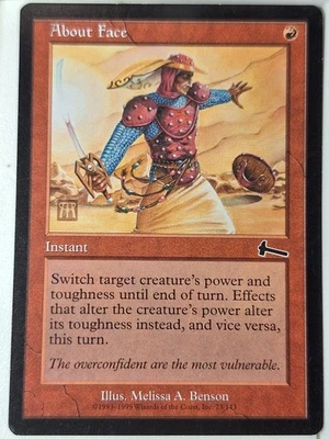 About Face - Urza's Legacy - Magic the Gathering MTG Nice! - Image 1 of 3
