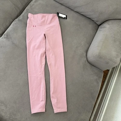 *NWT* Under Armour Women’s Pink Meridian Fitted Cropped Leggings Size XS - Image 1 of 4
