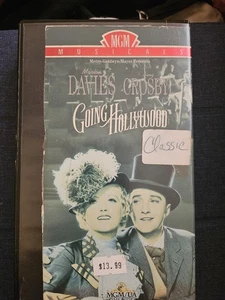 RARE - Going Hollywood - MGM classics - VHS hardcover video store copy - EUC - Bild 1 von 3