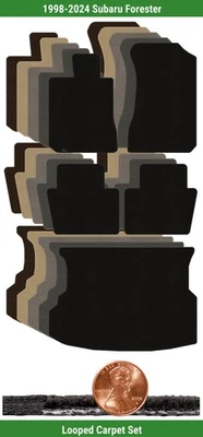 定制经典环形地毯垫套装适用于98-24斯巴鲁森林人 (5 件) #126V — 第 1/4 张图片