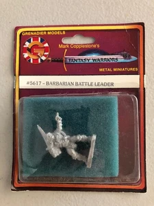 Grenadier Miniatures Pack Barbarian Battle Leader #5617 Dungeons & Dragons D&D - Picture 1 of 1