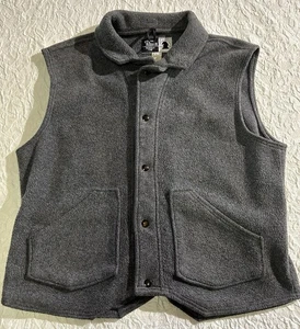 Storm Riders Clothes Line Womens Lg Gray Snap Button Vest Pockets Cowgirl - Picture 1 of 7