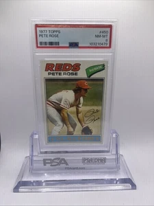 1977 Topps Pete Rose #450 - PSA 8 NM-MT - Picture 1 of 2