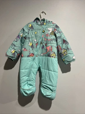 Roxy X Little Miss Sunshine Winter Snowsuit Jumpsuit Ski Outfit Baby Size 12M Foto 1 de 3