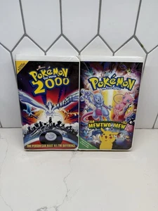 Pokemon VHS Lot 2 Pokemon The First Movie / Pokemon 2000 The Movie - TESTED - Imagen 1 de 14