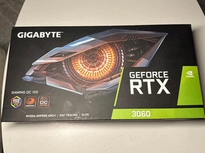 GeForce NVIDIA RTX 3060 12GB GDDR6 192-bit HDMI 3 DP PCIE 4.0 GraphicsCard - Picture 1 of 5