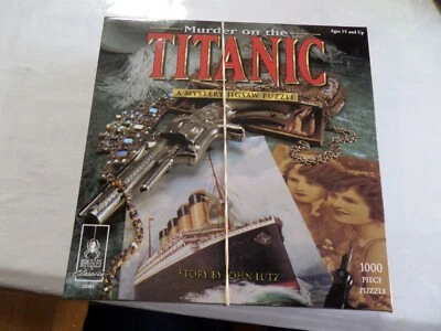 Murder on the Titanic 1000 piece Mystery Jigsaw Puzzle with Booklet. - Image 1 of 4