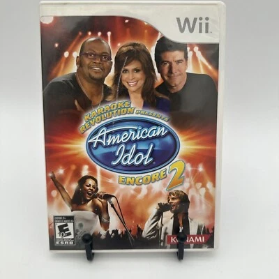 Karaoke Revolution Presents: American Idol Encore 2 Nintendo Wii Game Complete - Image 1 of 4
