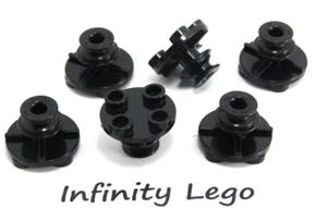 6 LEGO Black Turntable 2 x 2 x 1 Round Rotation Plate (40145) - 6 Pieces - Picture 1 of 2