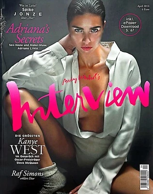 ADRIANA LIMA Anna Ewers LEXI BOLING Kanye West INTERVIEW Magazine Germany 2014 - Image 1 of 3