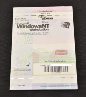 Original & Genuine Microsoft Windows NT Workstation User Manual (No CD) COA CODE - Image 1 of 4