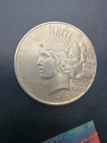 1934 D Error...Peace Dollar VAM 100 ! Cover