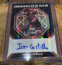 Ivan Castillo 2021 Panini Elite Extra Edition Hidden Gems Auto #HG-IC