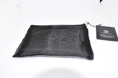 Bolso sin asas de maquillaje cosmético de malla negra Giorgio Armani nuevo con etiquetas regalo 7,5 X 6 X 2 Foto 1 de 3