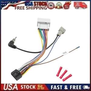 24 Pin Radio Stereo Wire Harness with Antenna Connector Adapter For Honda Accord - Picture 1 of 16