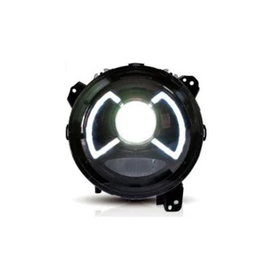 Quake Jeep Wrangler JL/Gladiator JT Headlights w/ White X-Wing DRL - Picture 1 of 5